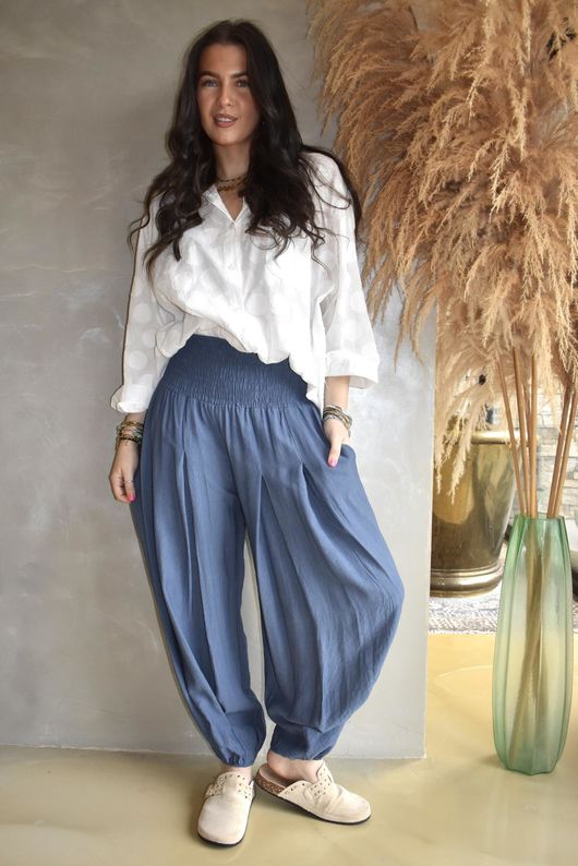 Basso Shirring Genie Pant Airforce